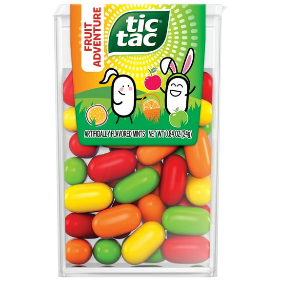 Tic Tac Fruit Adventure, On-the-Go Pocket-Sized Mints, 50 pieces, 0.84 oz Single Pack