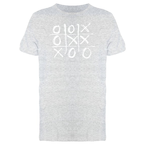Tic Tac Game Brush Art Tee Men's -Image by Shutterstock