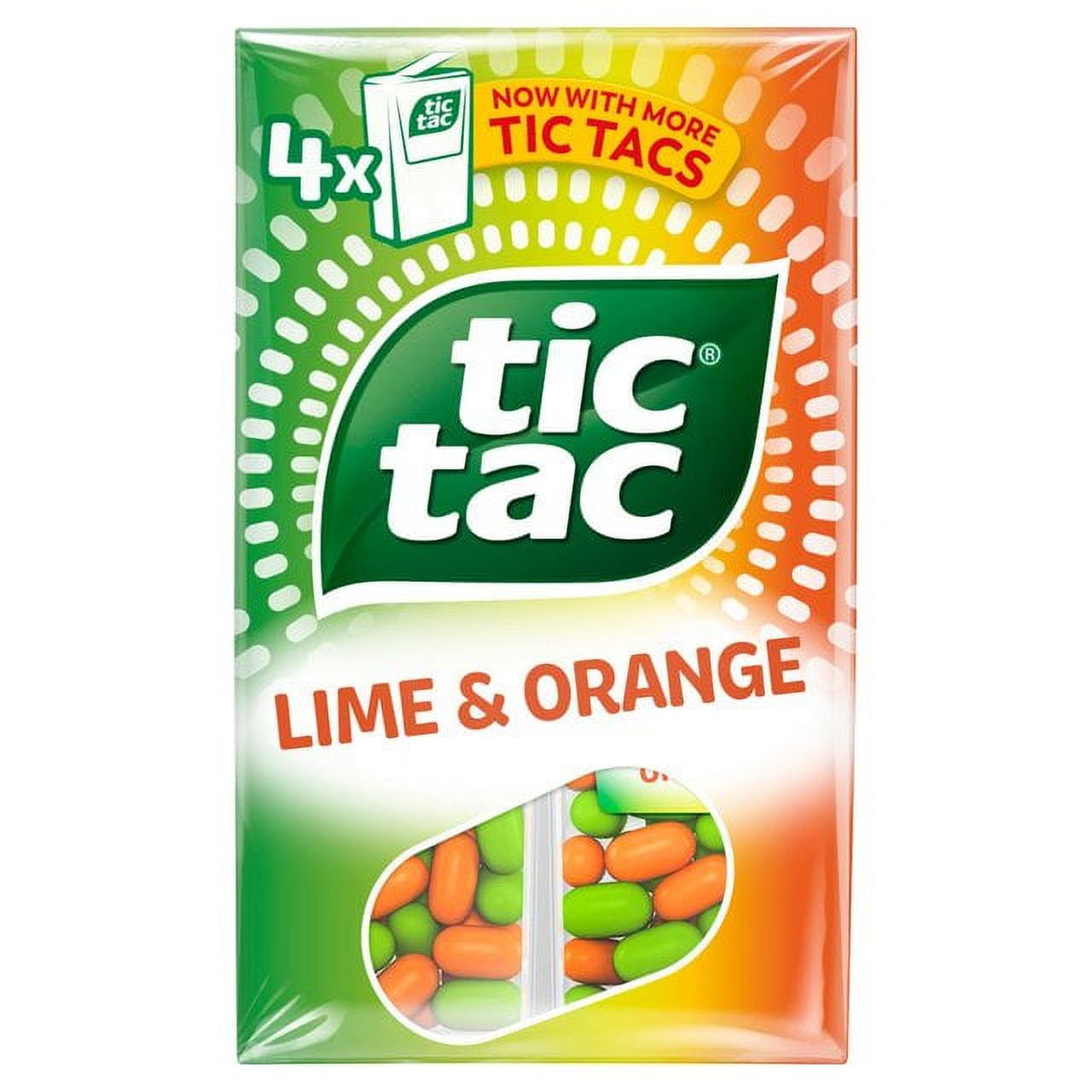 Tic Tac Lime & Orange 4 x 16g - Walmart.com