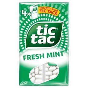 Tic Tac Mint Mini Sweets Multipack 4 x 18g, British Import (Pack of 6)