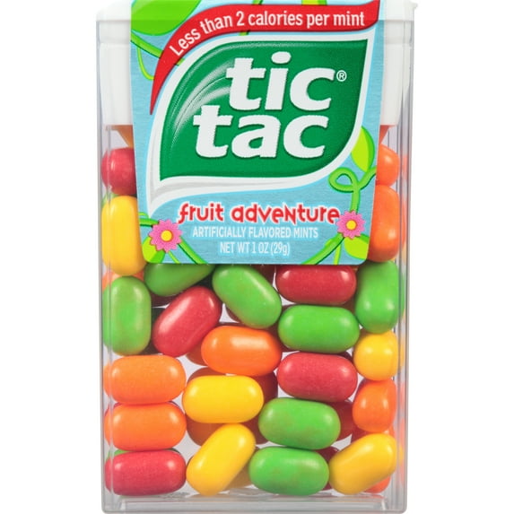 Tic Tac Mints, Fruit Adventure Singles, 1 oz