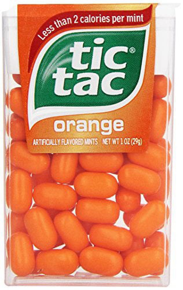 Tic Tac Orange Flavored Mints, 3.4 oz Bottle Pack 