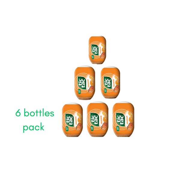 Tic Tac Orange Flavored Mints, On-The-Go Refreshment, 3.4 oz, 6 Pack Bottles