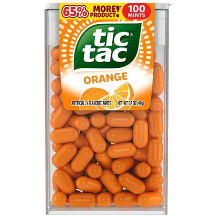 Tic Tac Orange Mints 12 - 1.7 oz Packs