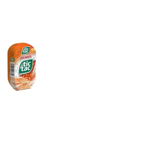 Tic Tac T200 Orange Candy, 3.4 Ounce Bottlepack -- 48 per case.