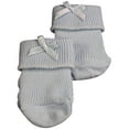 thumbnail image 1 of Tic Tac Toe - Baby Boys Ribbed Bootie Sock 36976-6-12Months (Blue), 1 of 3