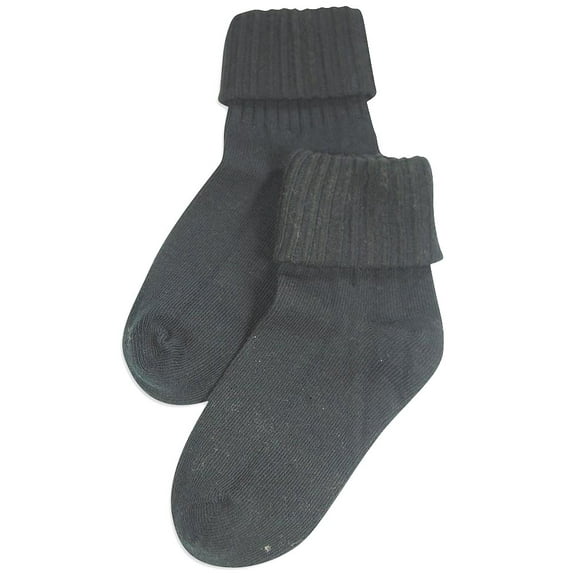 Tic Tac Toe - Big Girls' Triple Roll Sock 31823-Large (black)