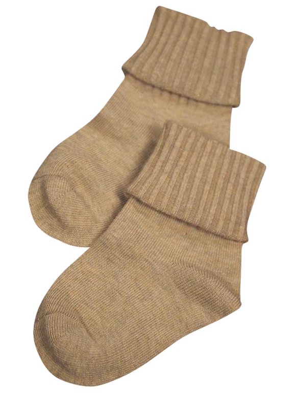 - Big Girls' Triple Roll Socks 31770-Large (wheat)