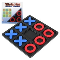 Tic Tac Toe Board Game 5 91 x 5 91 Table Game Resin Board Game Early Education Toys 2 Players Portable Tabletop Board Game for Family Adults and Kids