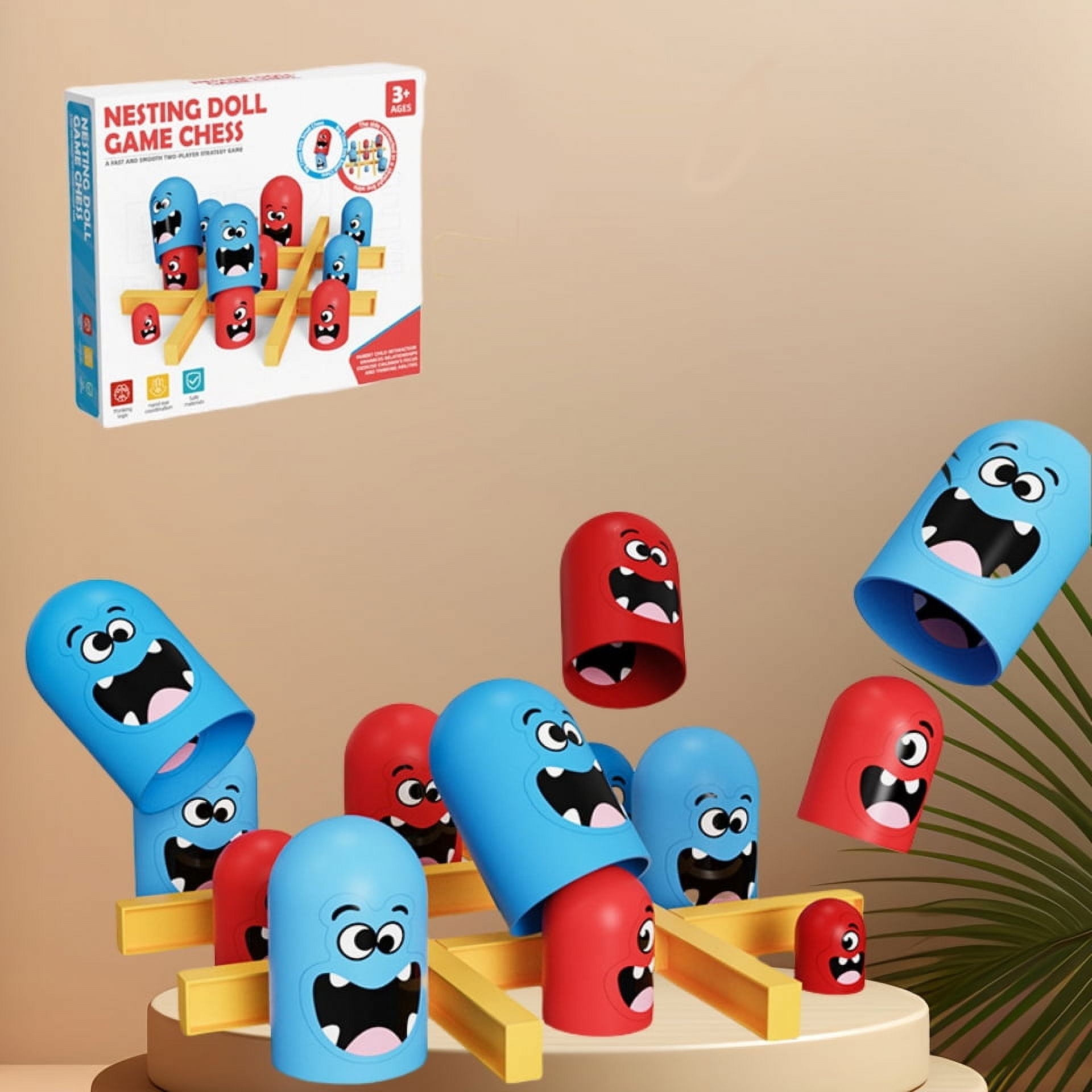 Tic-Tac-Toe Board Game for Kids and Adults, Children's educational