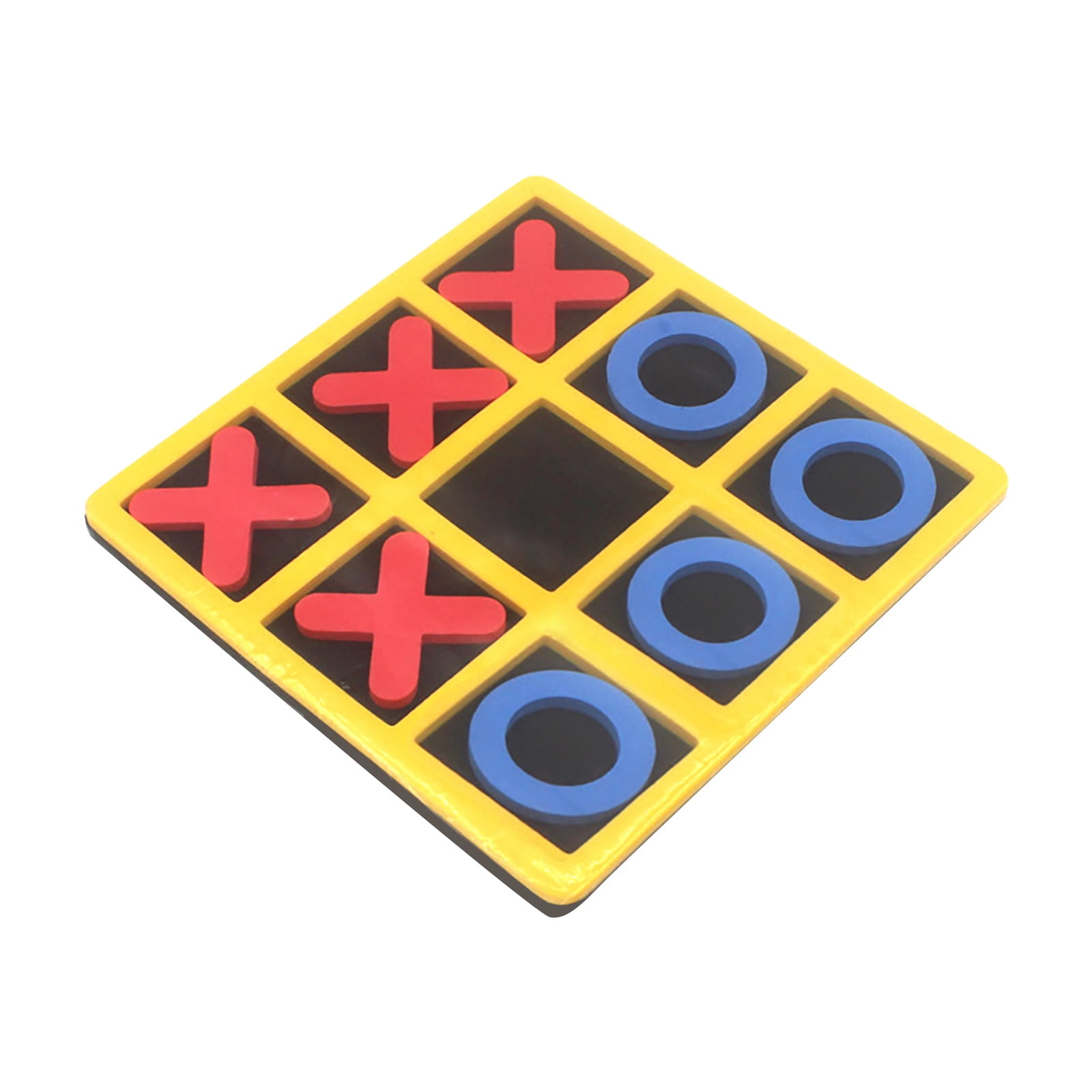 Tic Tac Toe Board Game, Resin Xoxo Board Game Early Education Toys, Portable Tabletop Board Game, Children's Educational Tic Tac Toe Game Xo Tic-Tac-Toe Eva Material, Toss Across Tic Tac Toe Game