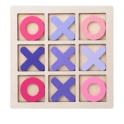 Tic Tac Toe Board Game,Tic Tac Toe Family Game, Classic Board Game, Classical Family Board Game,Childrens Tic Tac Toe Game, Wooden Tic Tac Toe Game, Christmas Birthday Gifts for Kids Boys Girls