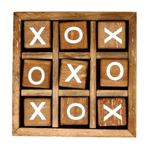 Tic Tac Toe Board Game,Tic Tac Toe Family Game, Classic Board Game, Classical Family Board Game,Children's Tic Tac Toe Game, Wooden Tic Tac Toe Game, Christmas Birthday Gifts for Kids Boys Girls