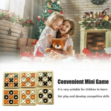 Tic-Tac-Toe Board Game for Birthday Party Family , 14x14cm