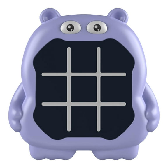 Tic Tac Toe Electronic Game, Multi-Game Portable Console, LED Strategy Puzzle, Desktop Brain Teaser for 5-10 Years