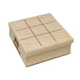 thumbnail image 1 of Tic Tac Toe Fill-In Game Grid Square Rubber Stamp Stamping Scrapbooking Crafting - Small 1.25in, 1 of 7