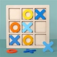 thumbnail image 1 of Tic Tac Toe Game, Noughts And Crosses Game, Wooden Board Game, Educational Puzzle Toy, Family Party Game, Kids Strategy Toy, Classic Board Game For Children Adults, 1 of 9