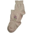 thumbnail image 1 of Tic Tac Toe Girls Ankle Sock 31860-XX-Small (heathered pink flower), 1 of 3