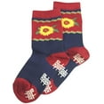 thumbnail image 1 of Tic Tac Toe Girls Sunflower Sock 31876-Medium (MULTICOLOURED), 1 of 3