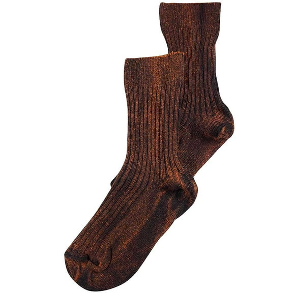 Tic Tac Toe - Little Boys Vintage Crew Sock 36995-Medium (overdyed rust)
