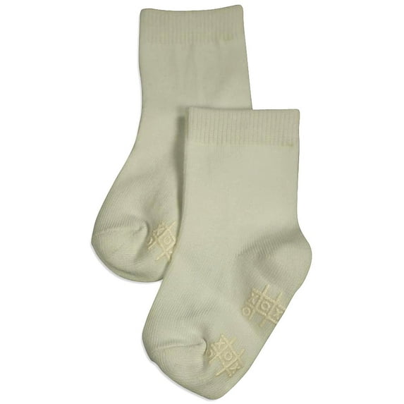 Tic Tac Toe - Little Girls' Anklet Sock 31800-X-Small (white)