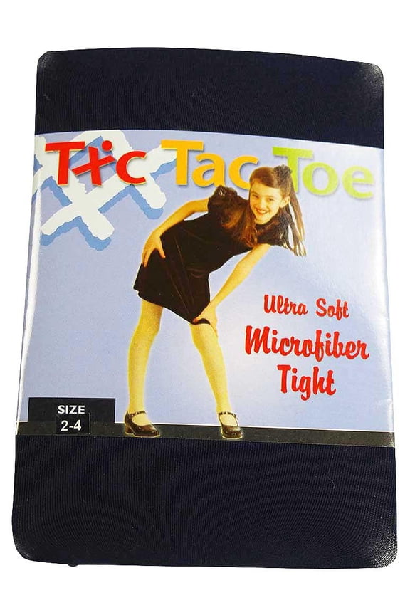 - Little Girls Microfiber Tight Navy / X-Small