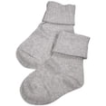 thumbnail image 1 of Tic Tac Toe - Little Girls' Triple Roll Socks 31771-X-Large (grey), 1 of 3