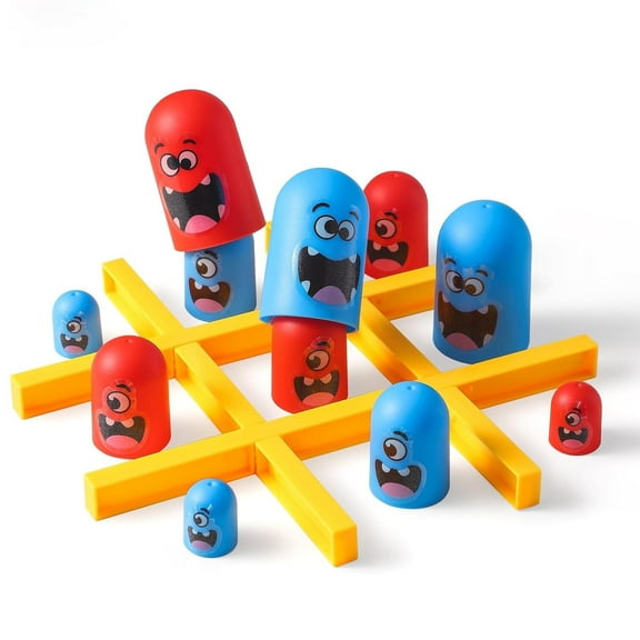 Tic Tac Toe Game for 3+Year Old Kids and Family,Fun Strategy Board Game Age 3 4 5 6 7  8 9,Strategy Head to Head Games for 3-12 Kids,Puzzle Game Suitable for All Age Groups