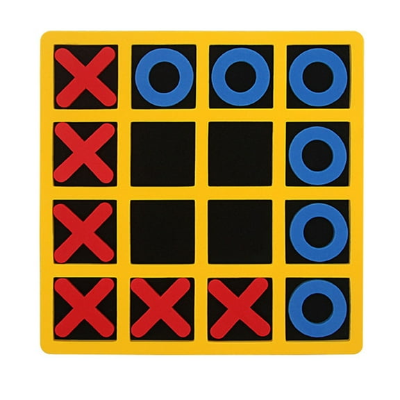 Tic-Tac-Toe Strategy Game Board, EVA Foam Travel-Friendly Puzzle for 2 Players, Educational Logic Challenge for 5+ Years