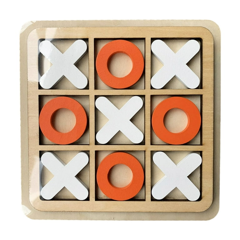 Wooden Tic-Tac-Toe Game - Toys you played with as a kid