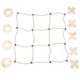 thumbnail image 1 of Tic Tac Toss - Wooden Yard Game with Rope Grid, 8 X & O Pieces - Giant Lawn Games for Backyard, Camping, Family, & Tailgating Parties - Team Indoor / Outdoor Tic Tac Toe Activities for All Ages, 1 of 8
