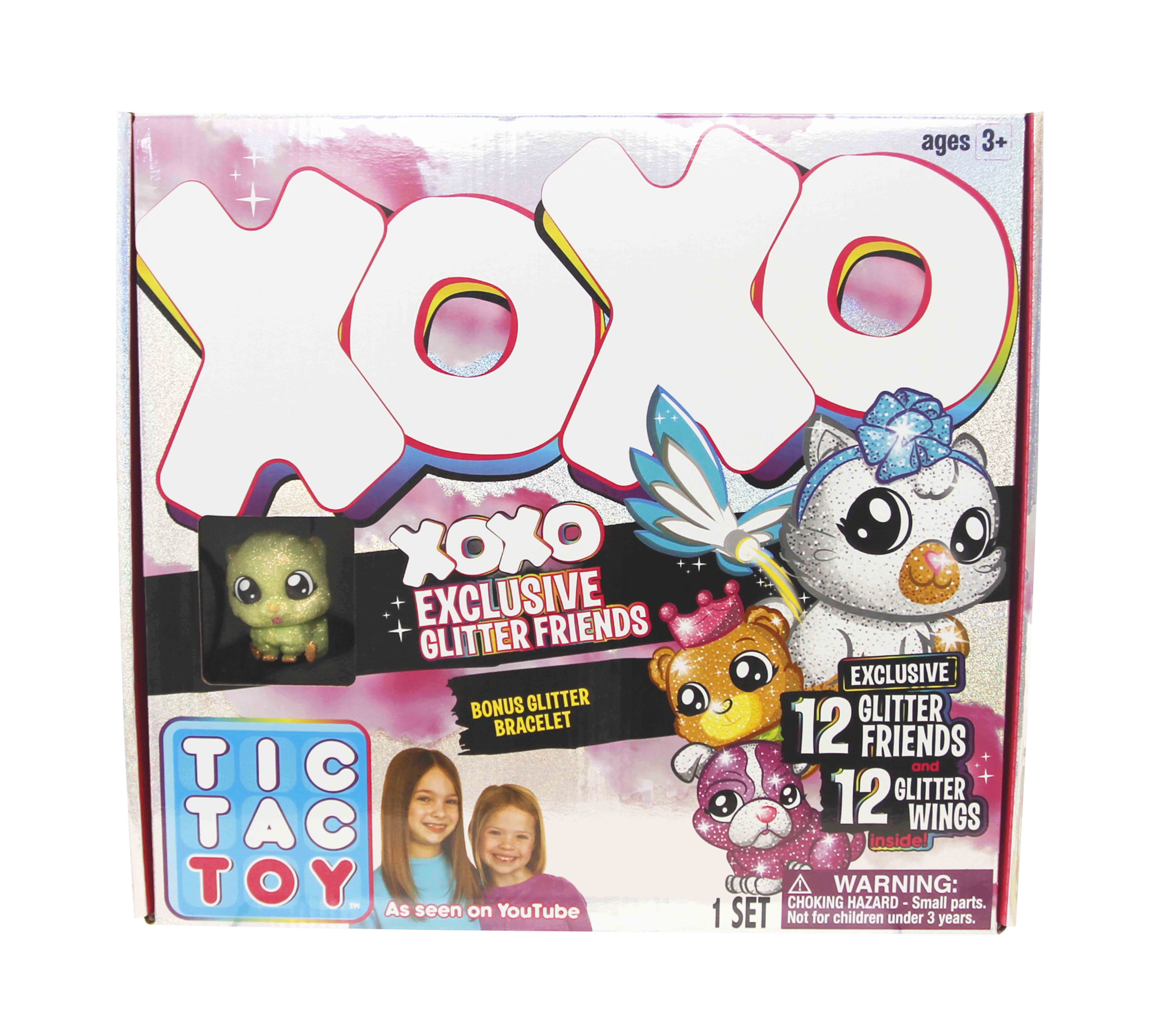 2 Pack Blip Tic Tac Toy XOXO Friends Single Surprise Box Friend + Wing +  Braclet