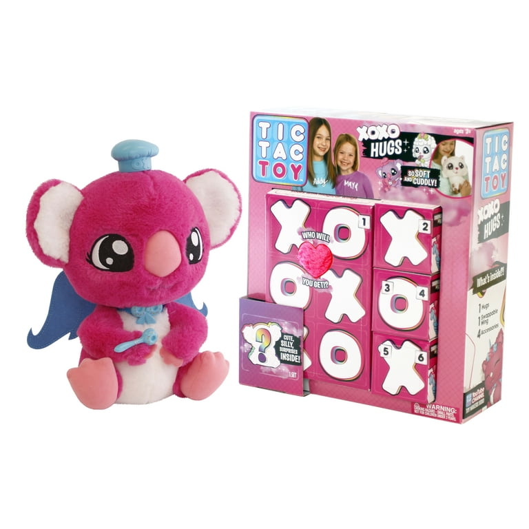 Tic Tac Toy XOXO Hugs Plush, Pink