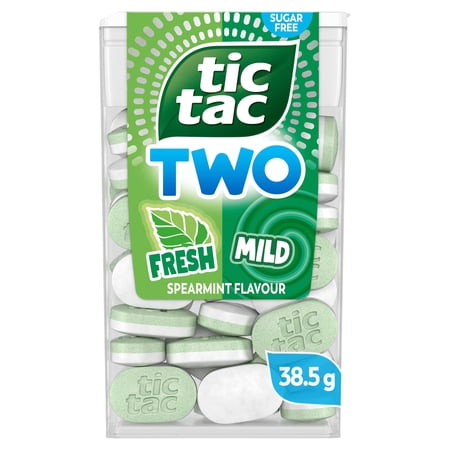 Tic Tac Two Spearmint Fresh & Mild 38.5g, Imported from Britain