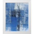 thumbnail image 1 of Tice, C.  15x18 White Modern Wood Framed Museum Art Print Titled - Cerulean Texture II, 1 of 4