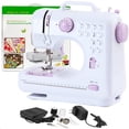 thumbnail image 1 of Ticfox Portable Sewing Machine Mini Household Sewing Machine for Beginners Multifunctional Electric Crafting Machine 12 Floral Stitches with Multi-use Accessory Set for Home Sewing, Beginners, 1 of 9