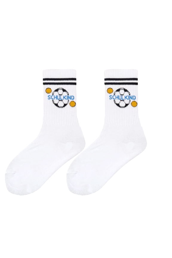 1 Pair Casual Socks Cute Pattern Casual Socks Schulkind 2025 Girls,Color:Blue