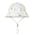 thumbnail image 1 of Ticikt Adjustable Wide Brim Sun Hat for Babies and Toddlers Outdoor Summer Beach Fisherman Style Soft UPF 50+,Color:Yellow, 1 of 3