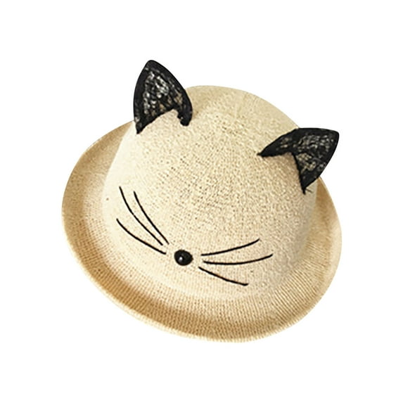 Ticikt Adult Summer Outdoor Hat Fisherman's Hat Beach Sun Protection Cap Basin Hat,Color:Beige