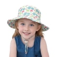 thumbnail image 1 of Ticikt Baby Sun Hat Toddler Bucket Hats Summer Sun Protective Kids Beach Hats Wide Brim Outdoor Camping Hat for Boys Girls 0-6Y, 1 of 5