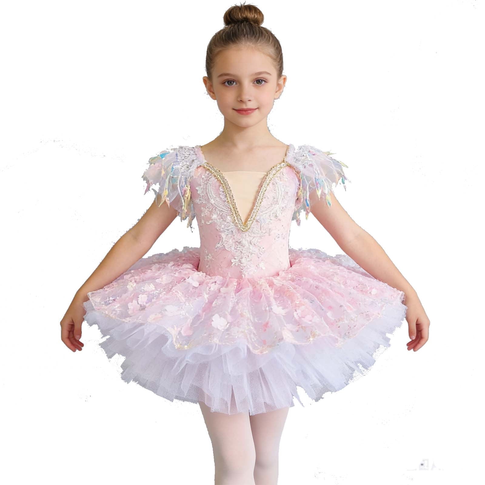 Ticikt Ballerina Swan Lake Dance Pancake Platter Tutu Ruffle Sleeve ...