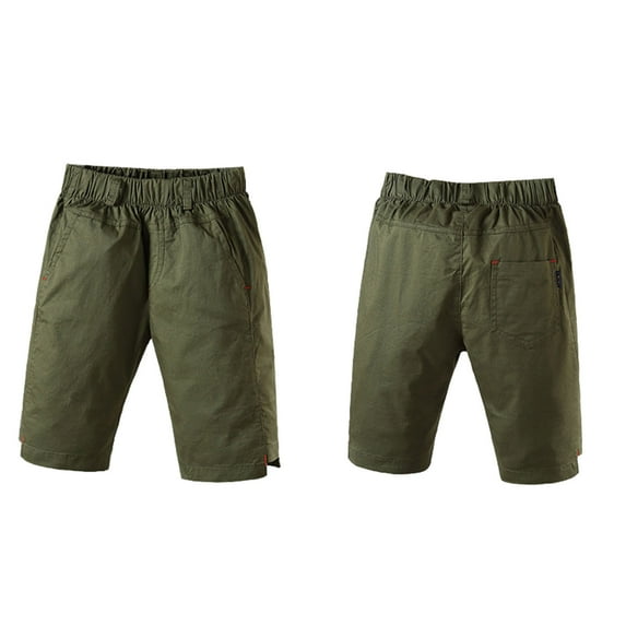 Ticikt Boy's Summer Khaki Shorts, Boys Shorts School Uniform Flat Front Twill Chino Shorts,Color:Green,18-24 Months