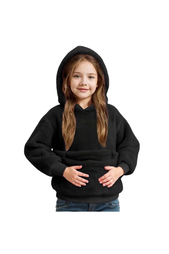 Boys Girls Cat Pouch Hoodie - Kitten Puppy Carrier Holder Sweatshirt Long Sleeve Pullover Tops