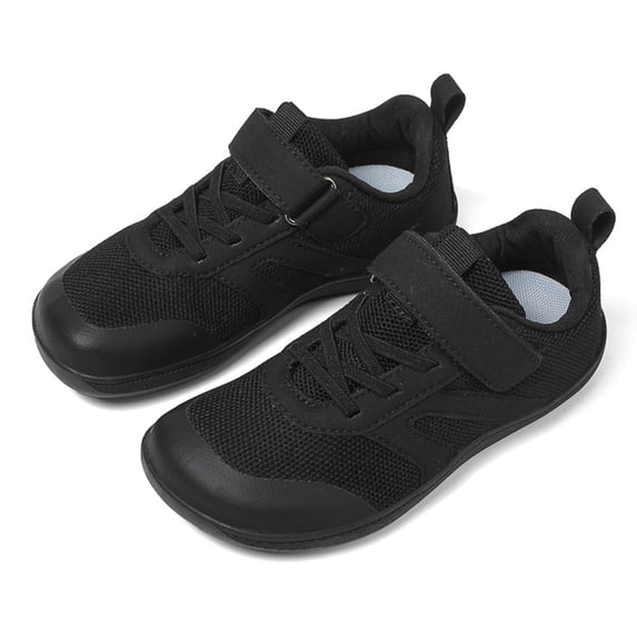 Ticikt Boys Girls Sneakers Kids Shoes Lightweight Breathable Athletic Running Tennis Shoes for Toddler/Little Kid/Big Kid,Color:Black,Size:11