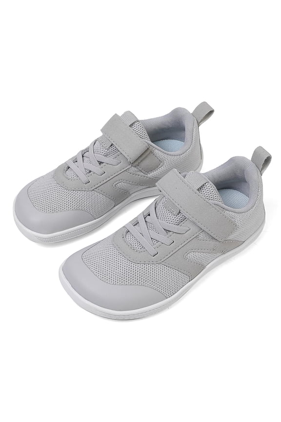 Boys Girls Sneakers Kids Shoes Lightweight Breathable Athletic Running Tennis Shoes for Toddler/Little Kid/Big Kid,Color:Grey,Size:11