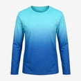thumbnail image 1 of Ticikt Boys' Gradient Long Sleeve Rash Guard, UPF 50+ Kids' Sun Protection Swim Shirt,Light Blue, 1 of 4