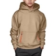 thumbnail image 1 of Ticikt Boys Hooded Sweatshirt with Front Pocket Casual Pullover for Kids Youth Soft Comfortable Athletic Jacket, 1 of 4