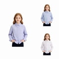 thumbnail image 1 of Ticikt Boys Long Sleeve Dress Shirt Youth Formal Performance for School Stage Events,Purple, 1 of 5