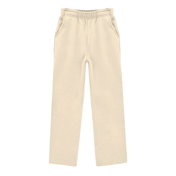 Ticikt Boys School Uniform Khaki Pant Stretch Elastic Waist Dress Pant,Color:Beige