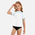 thumbnail image 1 of Ticikt Boys' Short Sleeve Rash Guard, UPF 50+ Sun Protection Swim Shirt for Kids,OTHER, 1 of 6